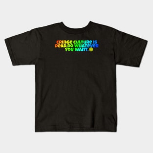 cringe culture is dead. Kids T-Shirt